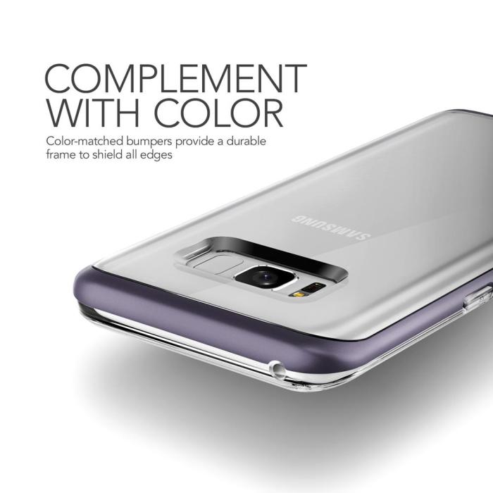 VERUS - Verus Crystal Bumper Skal till Samsung Galaxy S8 Plus - Orchid Grey