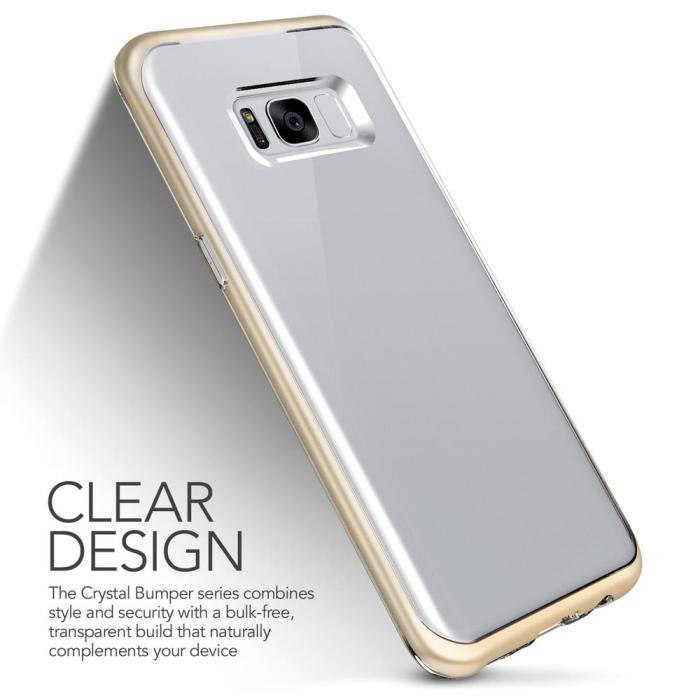 VERUS - Verus Crystal Bumper Skal till Samsung Galaxy S8 Plus - Gold