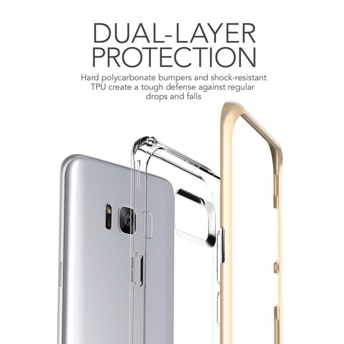 VERUS - Verus Crystal Bumper Skal till Samsung Galaxy S8 Plus - Gold