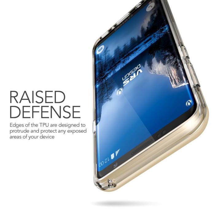 VERUS - Verus Crystal Bumper Skal till Samsung Galaxy S8 Plus - Gold