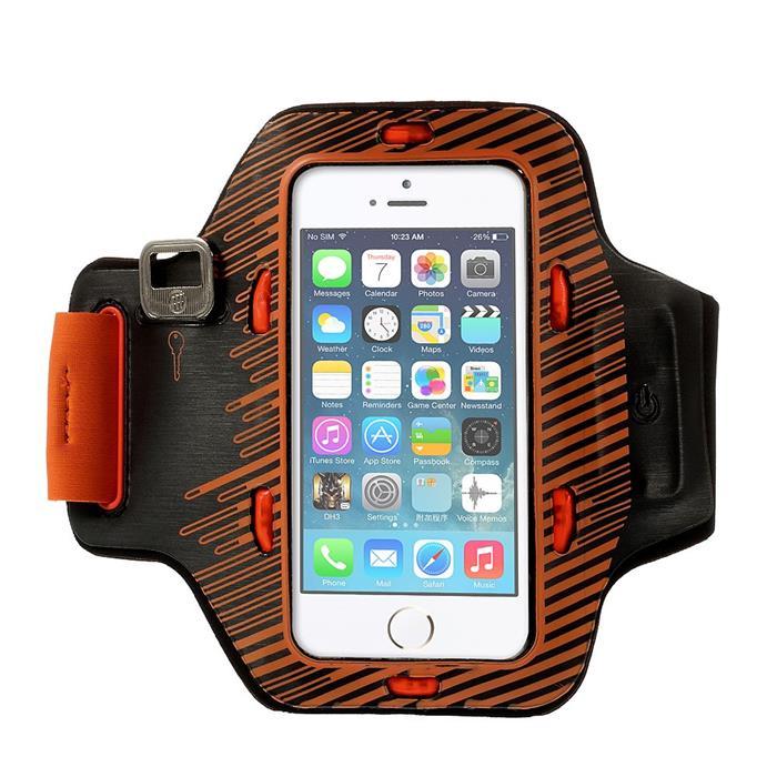 Armband med blinkande lampor till Apple iPhone 5S/5/5C - Orange | 2353 | AlltMobil
