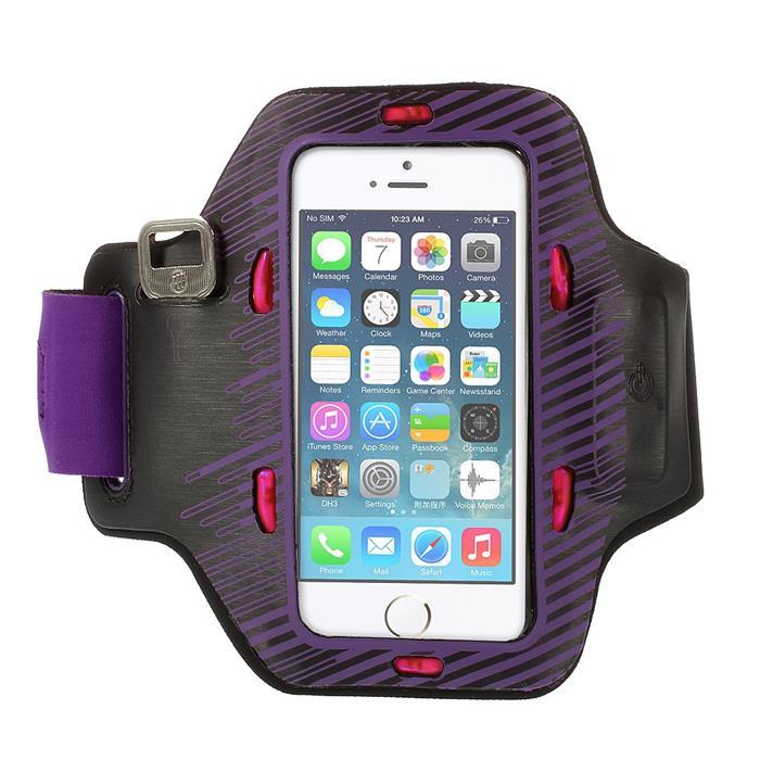 Armband med blinkande lampor till Apple iPhone 5S/5/5C - Lila | 2353 | AlltMobil