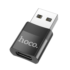 Hoco - HOCO adapter OTG USB A (male) to Type C (female) UA17 black