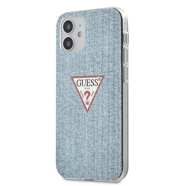 Guess skal iPhone 12 Mini Jeans Collection ljus Blå | 2353 | AlltMobil