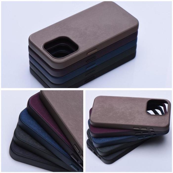 OEM - iPhone 12 Pro Max Mobilskal Magsafe Woven - Ljusbrun