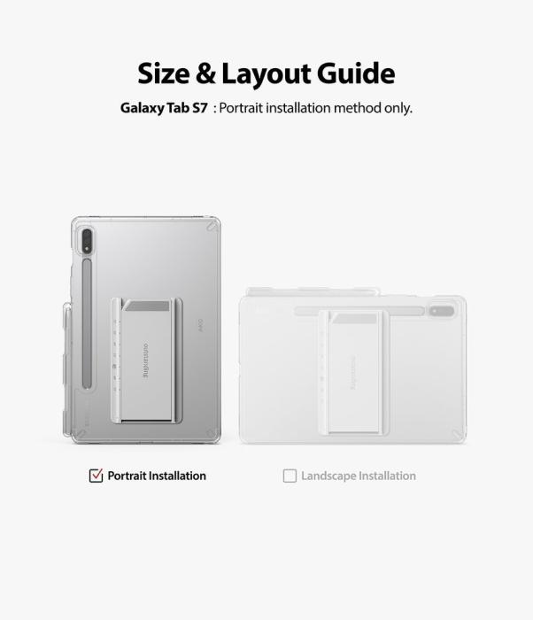 Ringke - Ringke Skal Samsung Galaxy Tab S7/Tab S8 - Transparent