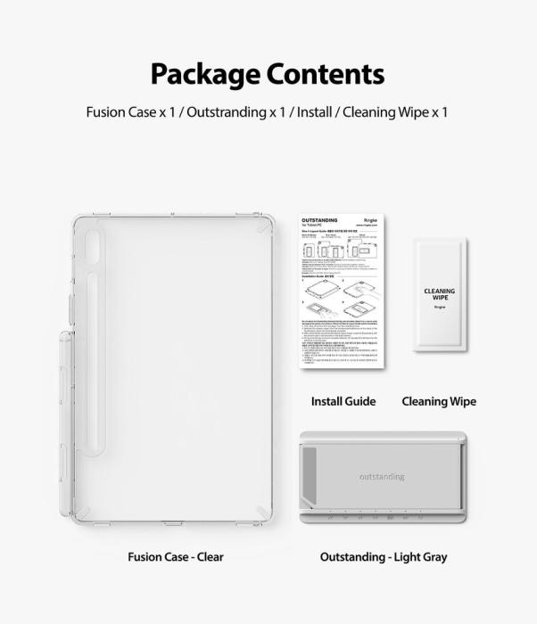 Ringke - Ringke Skal Samsung Galaxy Tab S7/Tab S8 - Transparent
