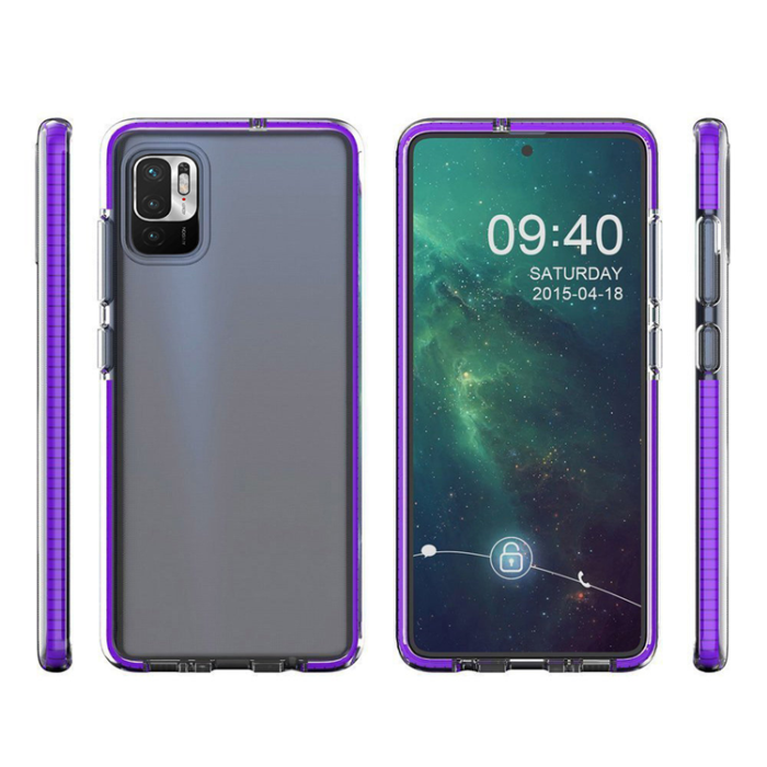 OEM - Xiaomi Redmi Note 10 5G/Poco M3 Pro Mobilskal Spring - Svart