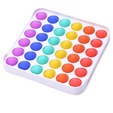Fidget Toys - Pop it Fidget Toy - Flera Färger & Modeller - Stjärna - Rainbow