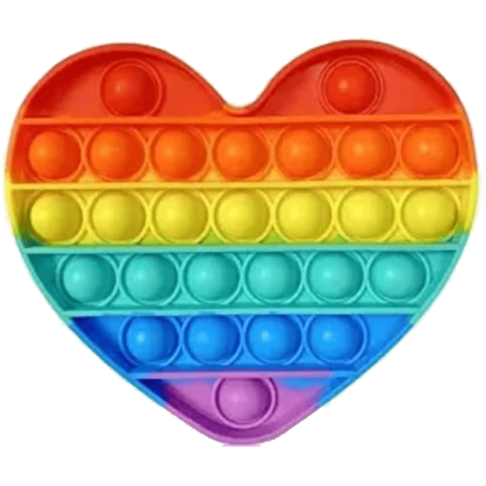 Fidget Toys - Pop it Fidget Toy - Flera Färger & Modeller - Stjärna - Rainbow