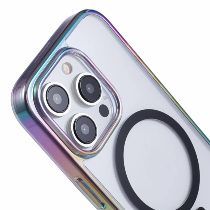 KIGC - KIGC iPhone 15 Pro Mobilskal Magsafe Dazzling Color - Svart