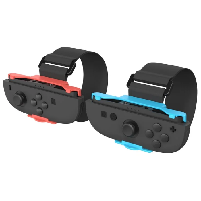 PGTECH - PGTECH 2st Nintendo Switch 2 Joy-Con Sportarmband - Blå/röd