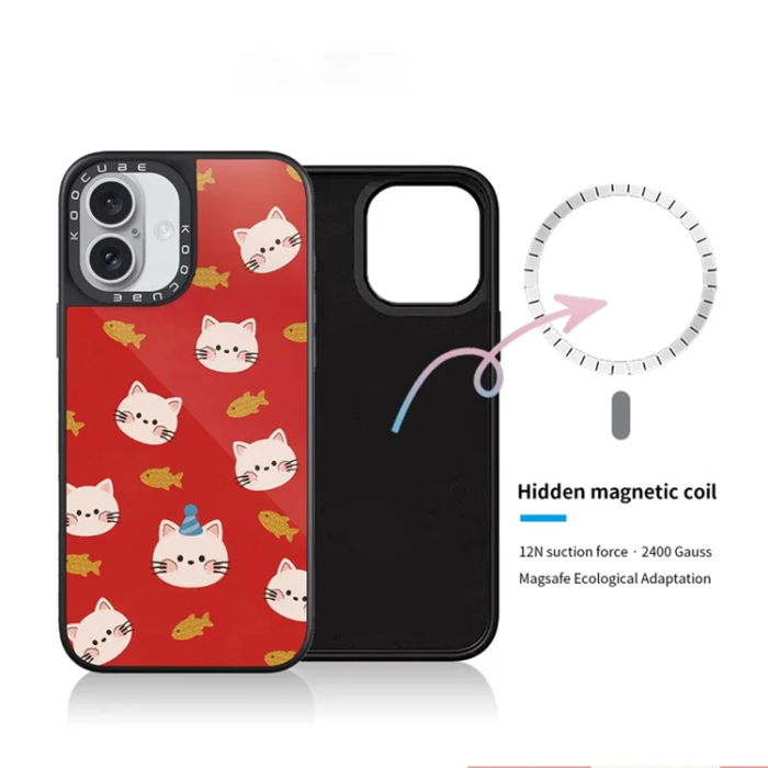 A-One Brand - iPhone 17 Mobilskal MagSafe Aluminium Silikon