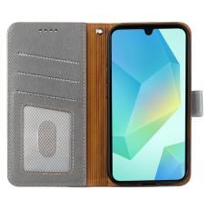 OEM - Samsung Galaxy A37 Fodral RFID Skydd L&auml;der - Gr&aring;