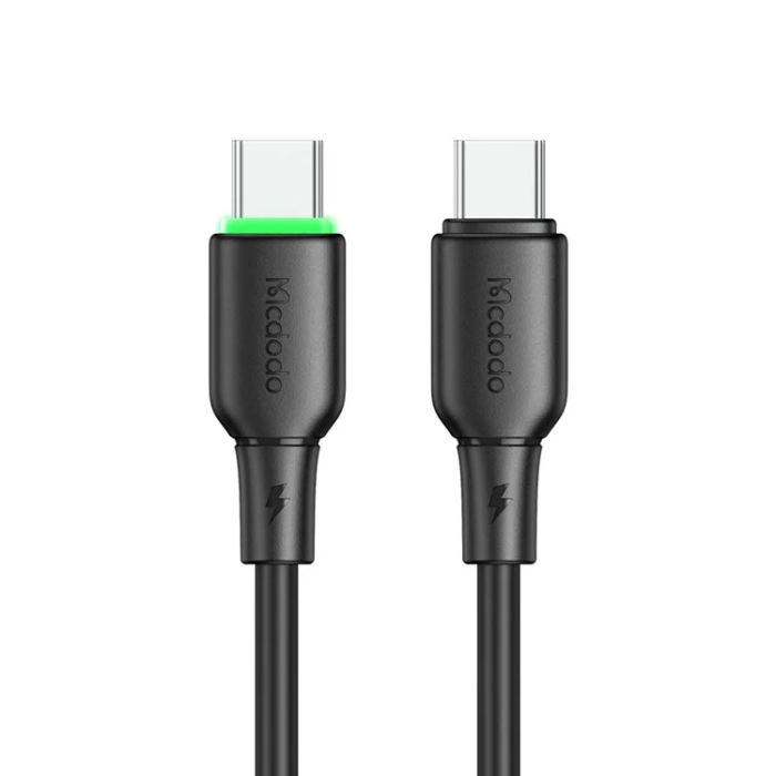 MCDODO - MCDODO USB-C - USB-C 65W Kabel 1.2M CA-477 Alpha - Svart