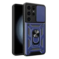 OEM - Galaxy S24 Ultra Mobilskal Hybrid Armor Camshield - Blå