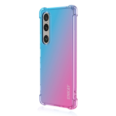 ENKAY - ENKAY Sony Xperia 1 VII Mobilskal Reinforced TPU - Blå/Rosa