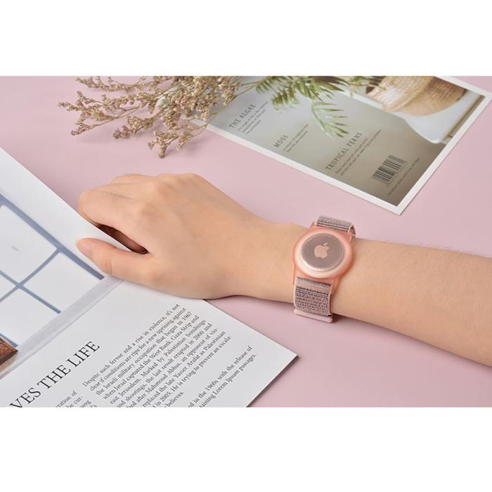 Tech-Protect - Tech-Protect Apple Airtag Armband Nylon - Blå
