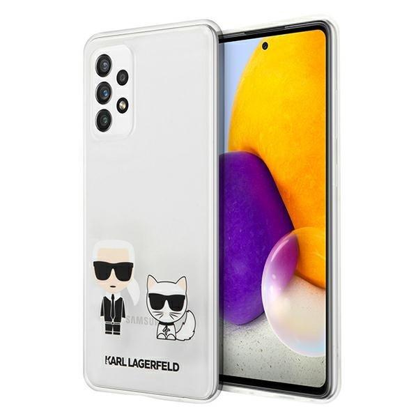 Karl Lagerfeld Skal Galaxy A72 Karl & Choupette - Transparent | 2353 | AlltMobil