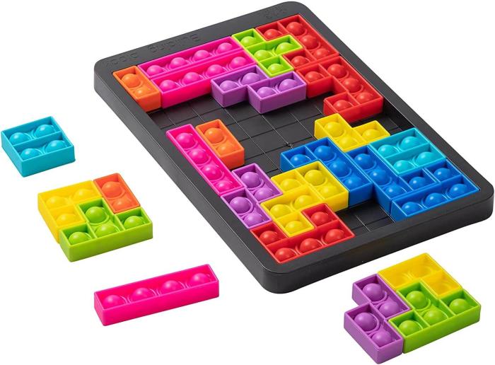 UTGATT1 - Building Block Pop it pussel - lindra stress eller rastlöshet