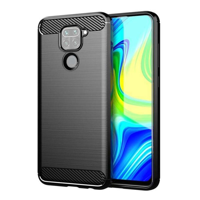 Forcell - CARBON skal till XIAOMI Redmi Note 9 Svart