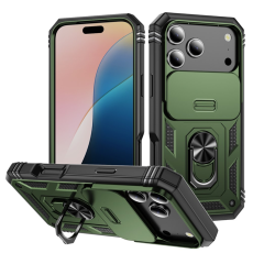 A-One Brand - iPhone 17 Pro Max Mobilskal Slide Camshield Kickstand