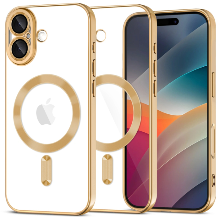 Tech-Protect - Tech-Protect iPhone 17 Mobilskal Magsafe Flex - Shiny Guld