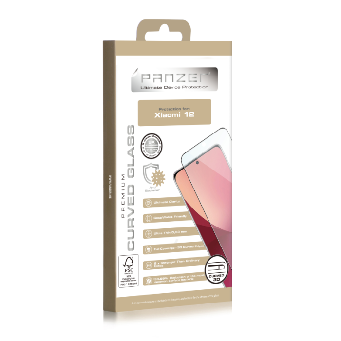 UTGATT1 - Panzer Härdat glas Xiaomi 12