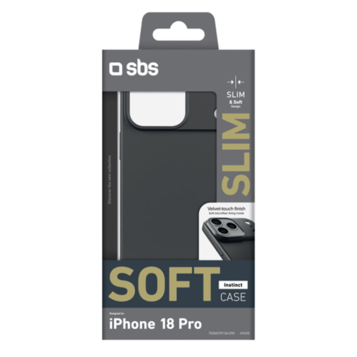 SBS - SBS Mobilskal För iPhone 18 Pro/17 Pro Instinct - Svart