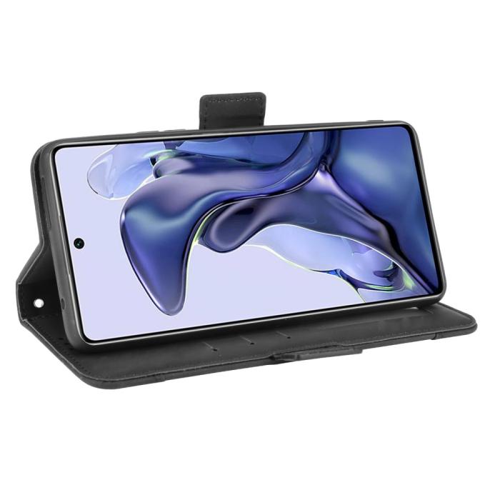 OEM - Multiple Card Slots Plånboksfodral Xiaomi 11T / 11T Pro - Svart