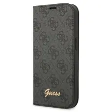 Guess - GUESS iPhone 14 Pro Plånboksfodral Vintage Gold Logo - Svart