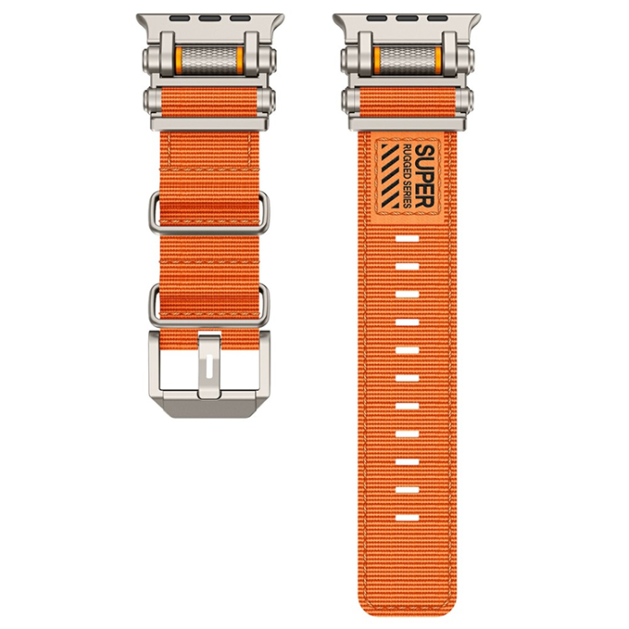 A-One Brand - Apple Watch 42/44/45/46/49mm Armband Nylon - Orange