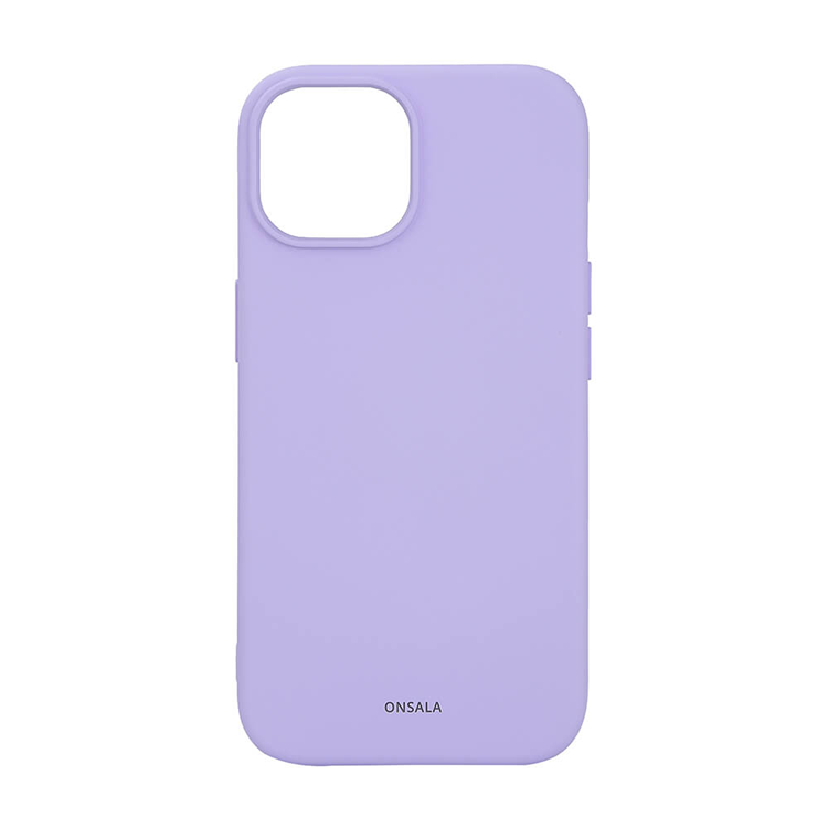 Onsala iPhone 15 Mobilskal MagSafe Silikon - Lila | 2353 | AlltMobil