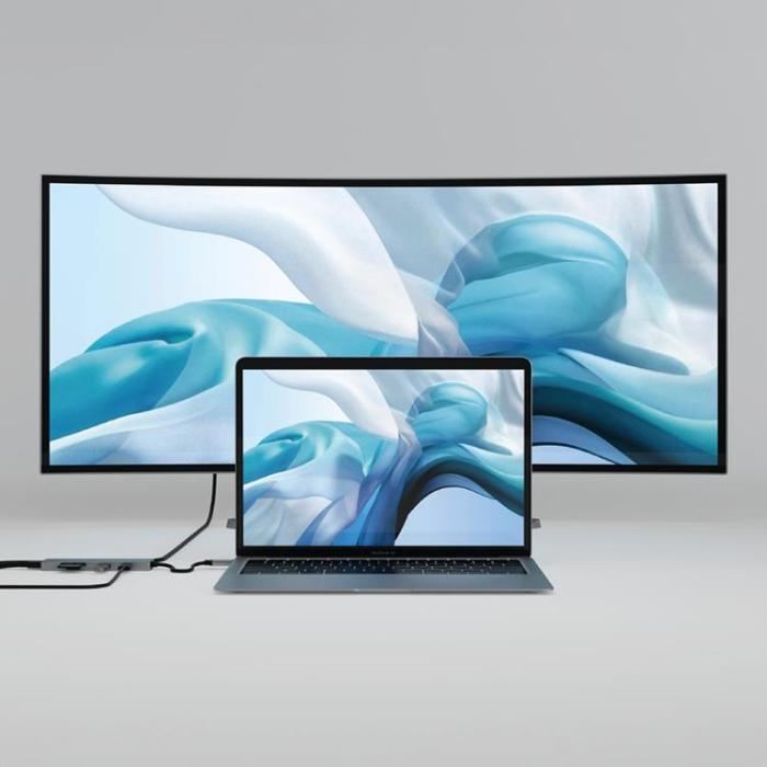 Satechi - Satechi USB-C HUB Multiport Pro - Rymdgrå