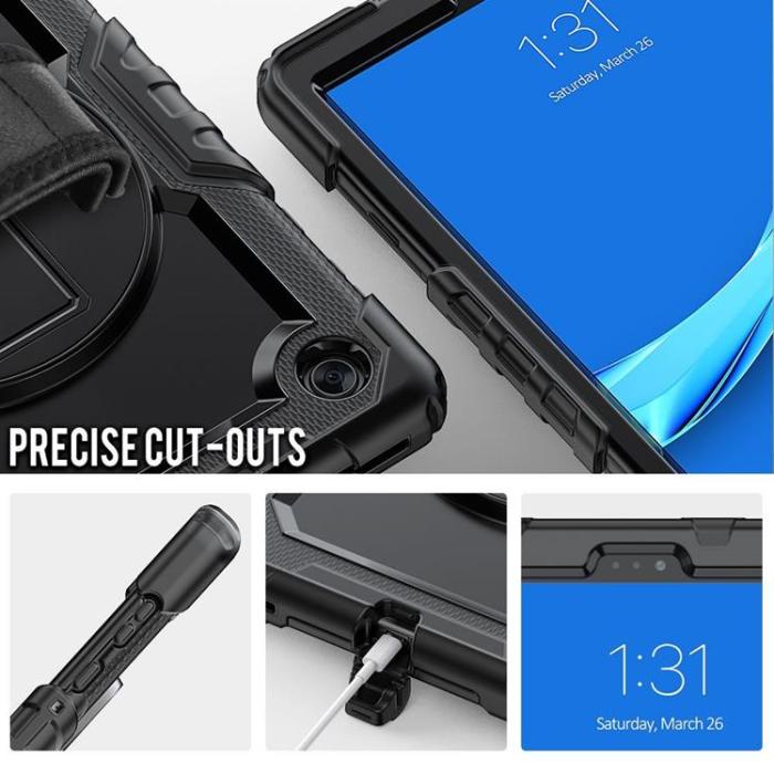 UTGATT - Tech-Protect Solid 360 Skal Lenovo Tab M10 10.1 2ND Gen TB-X306 - Svart