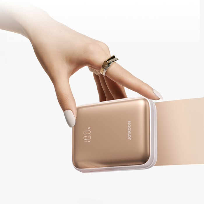 Joyroom - Joyroom Powerbank 10000mAh 22.5W med Två Inbyggda Kablar JR-PBF27
