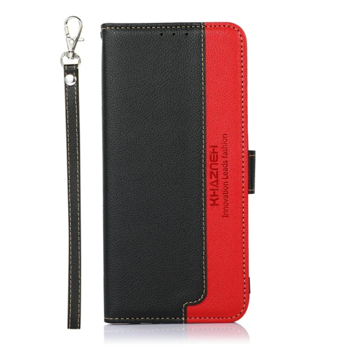 KHAZNEH - KHAZNEH iPhone 17 Pro Max Plånboksfodral RFID Blocking - Svart