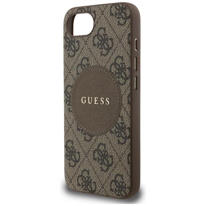 Guess - Guess iPhone 16e Mobilskal MagSafe 4G Circle Classic Logo