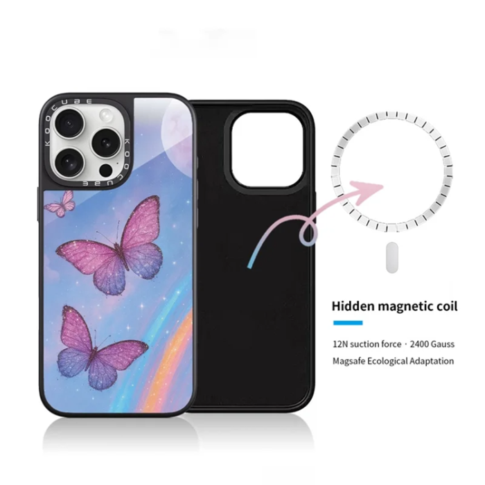 A-One Brand - iPhone 14 Pro Mobilskal MagSafe Aluminium Silikon