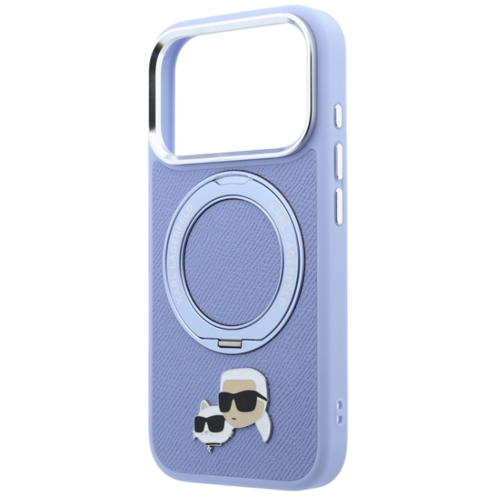 KARL LAGERFELD - Karl Lagerfeld Mobilskal För iPhone 18 Pro Magsafe Ringhållare 360