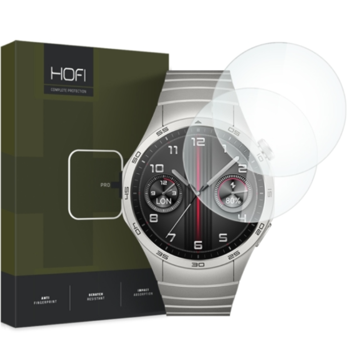 Hofi - [2-Pack] Hofi Huawei Watch GT 4 (46mm) Härdat glas Skärmskydd - Clear