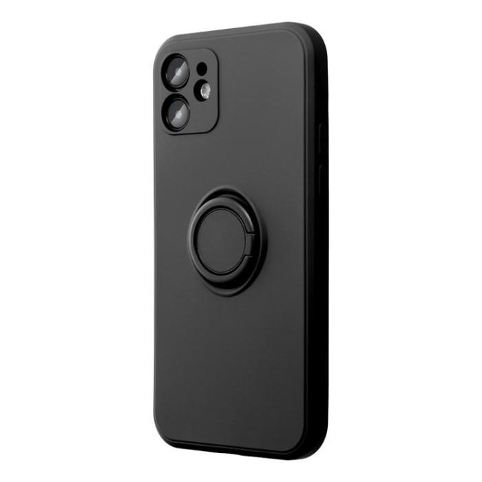OEM - Xiaomi Redmi Note 13 4G Mobilskal Silikon Ring - Svart