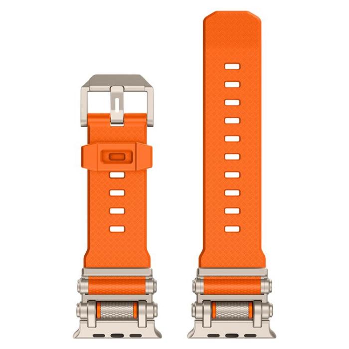 Boom of Sweden - Apple Watch Ultra 2 (49mm) Armband Rotation Axis Silikon - Orange