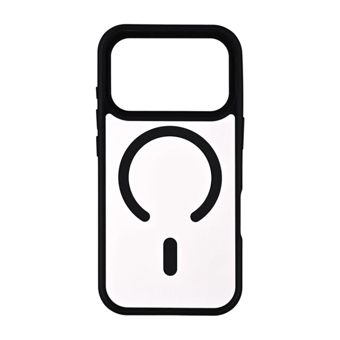 Onsala - ONSALA iPhone 17 Pro Mobilskal MagSafe Bumper - Svart-Clear