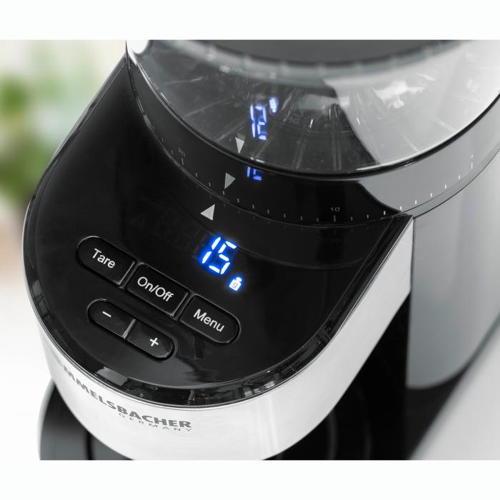 Rommelsbacher - Rommelsbacher Kaffekvarn PRO med integrerad våg EKM 500 för Espresso