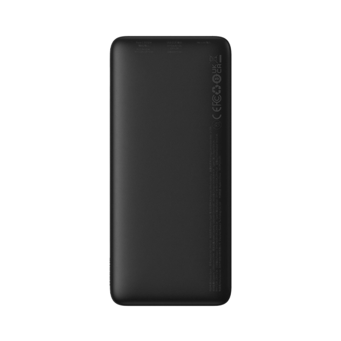 BASEUS - Baseus Powerbank 10000 mAh 20W Med USB-A Till USB-C Kabel - Svart