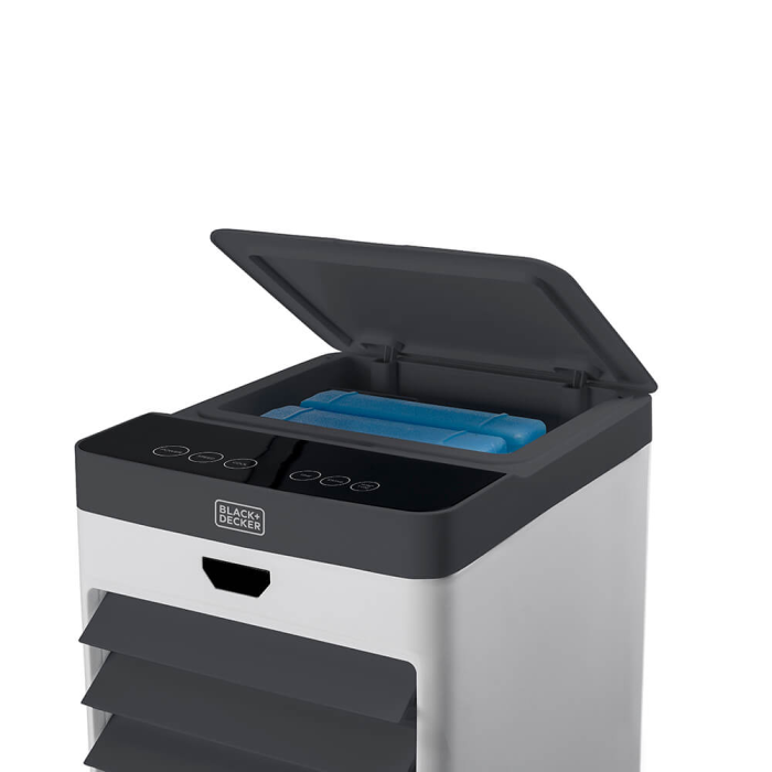Black & Decker - BLACK+DECKER Luftkylare - Vit