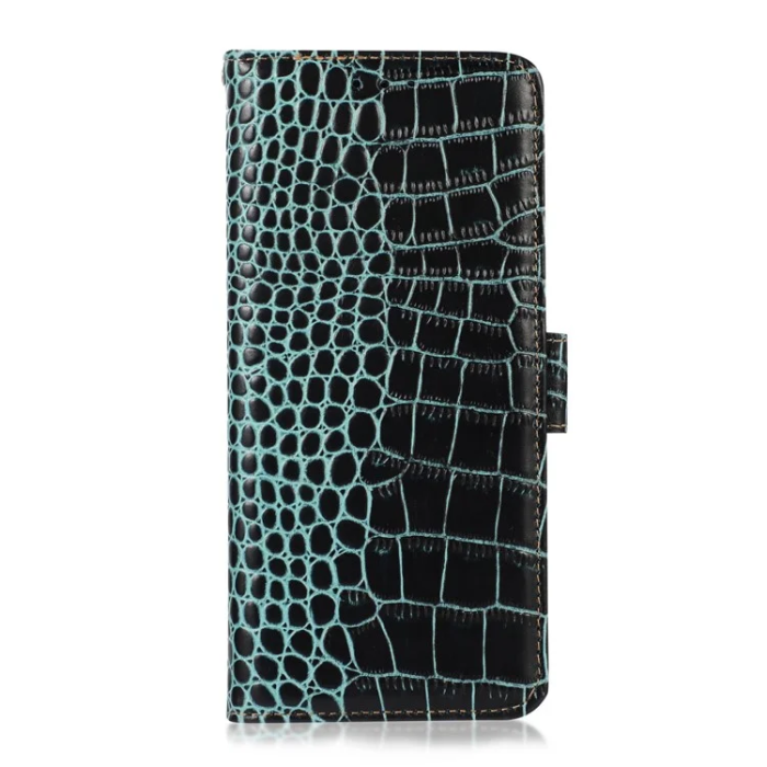 A-One Brand - Sony Xperia 1 VII Plånboksfodral Crocodile Texture - Grön