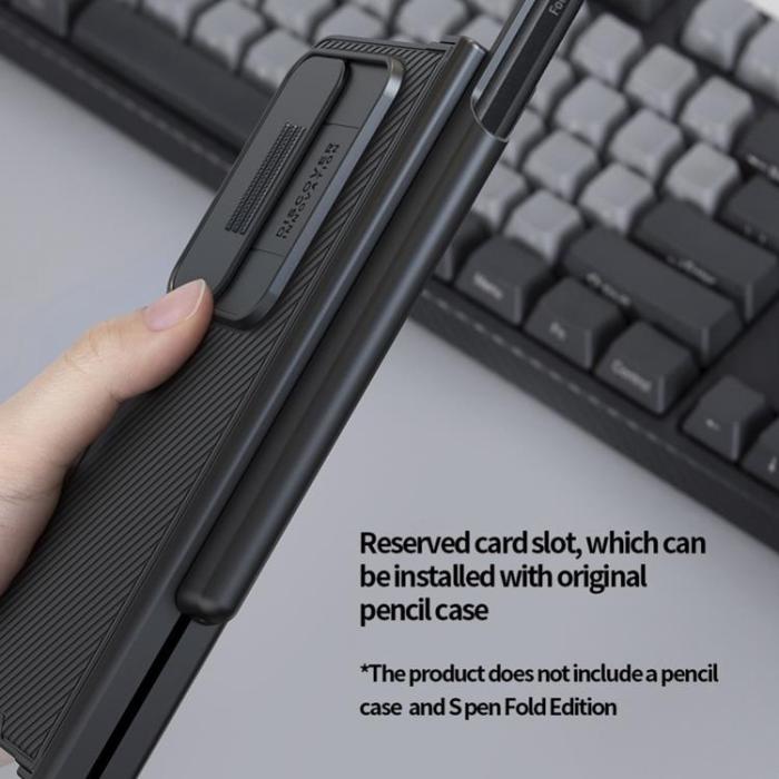 Nillkin - Nillkin Galaxy Z Fold 4 Skal Camshield Pro - Blå