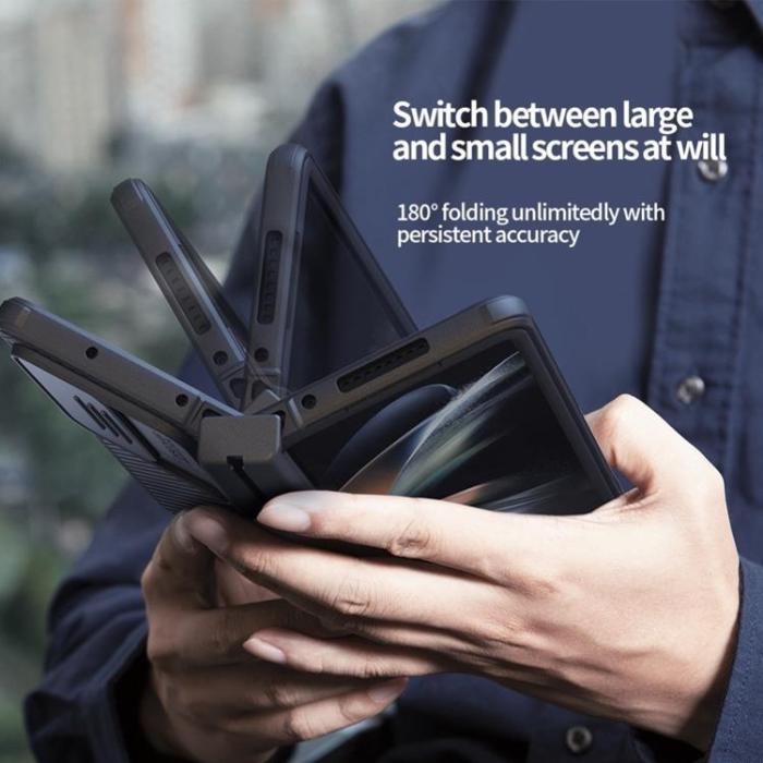 Nillkin - Nillkin Galaxy Z Fold 4 Skal Camshield Pro - Blå